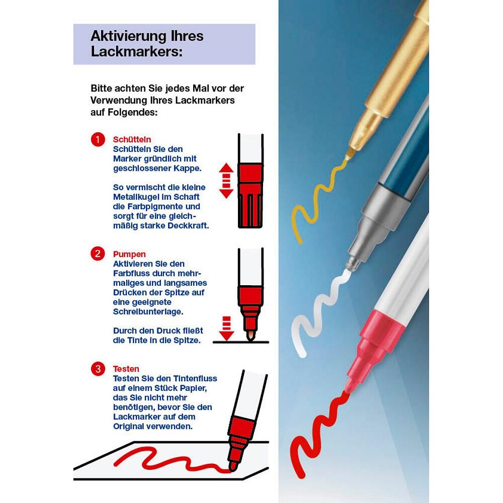 edding 780 Lackmarker 0,8 mm - gold