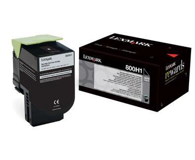 Lexmark Original Toner Standard Variante - CX410 schwarz 4.000 Seiten (80C0H10)