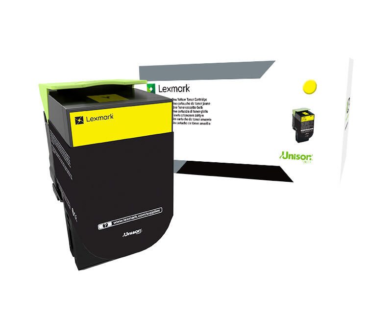 Lexmark Original Toner Standard Variante - CX510 gelb 4000 Seiten (80C0X40)