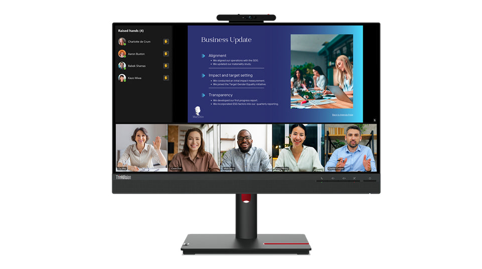 Lenovo ThinkVision T24v-30  (23,8") FHD  HDMI/DP/VGA/HUB/CAM