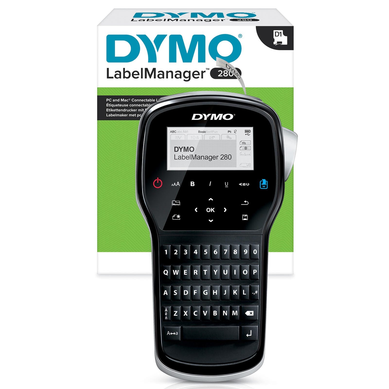 DYMO® LabelManager™ 280 / Beschriftungsgerät - QWERTZ-Tastatur