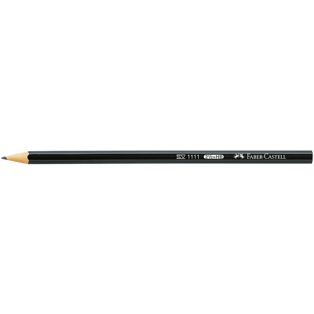 Faber-Castell 1111 Bleistifte HB - 12 Stück schwarz