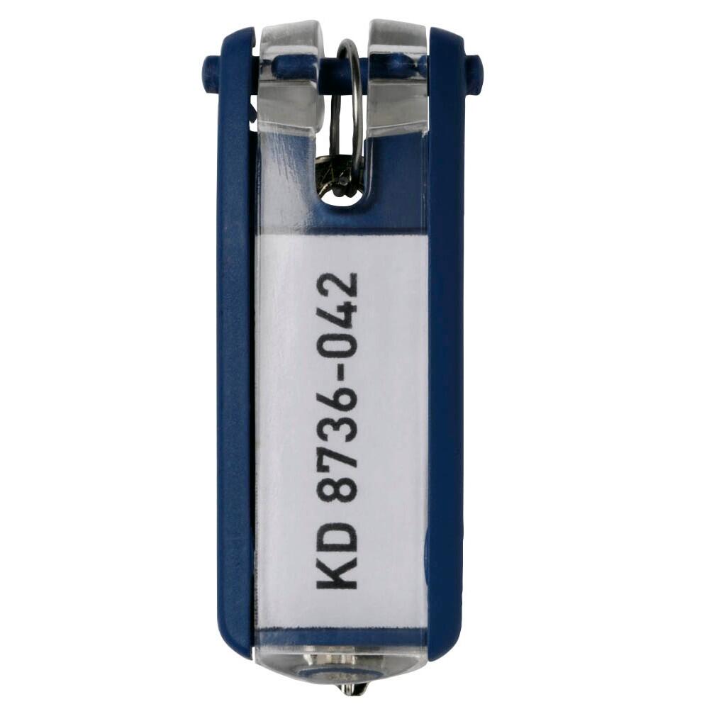 DURABLE Schlüsselanhänger KEY CLIP dunkelblau - 6 Stück