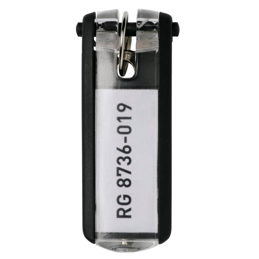DURABLE Schlüsselanhänger KEY CLIP schwarz - 6 Stück
