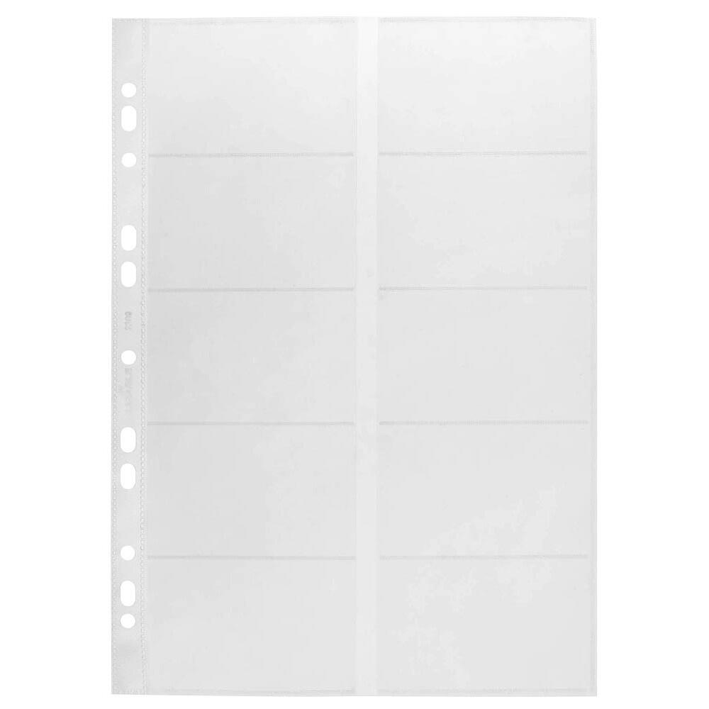 DURABLE Visitenkartenhüllen VISIFIX DIN A4 - 10 Stück