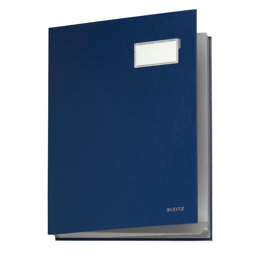 LEITZ Unterschriftenmappe Unterschriftenmappe 5700 20 Fächer - blau