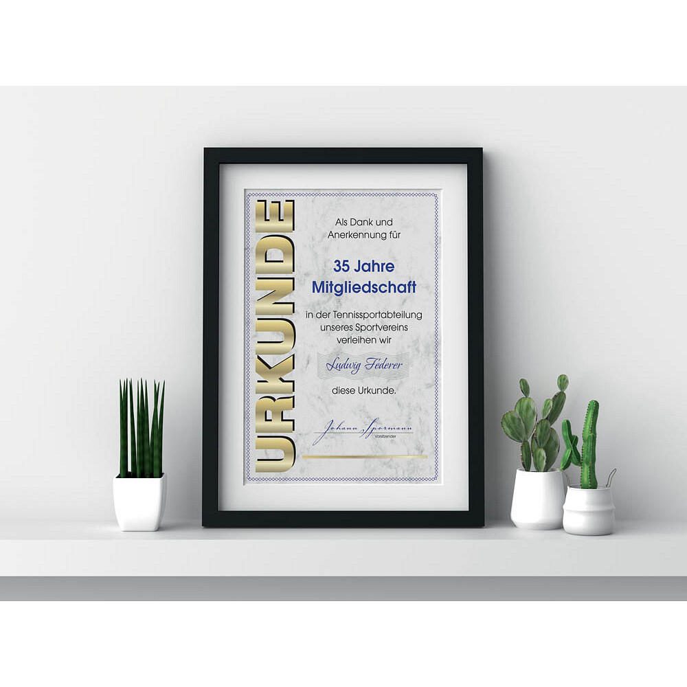 sigel Motivpapier Marmor grau DIN A4 90 g/qm - 100 Blatt