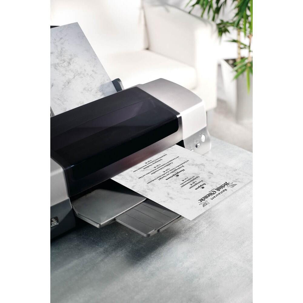 sigel Briefpapier DIN A4 200g/qm Marmor grau - 50 Blatt