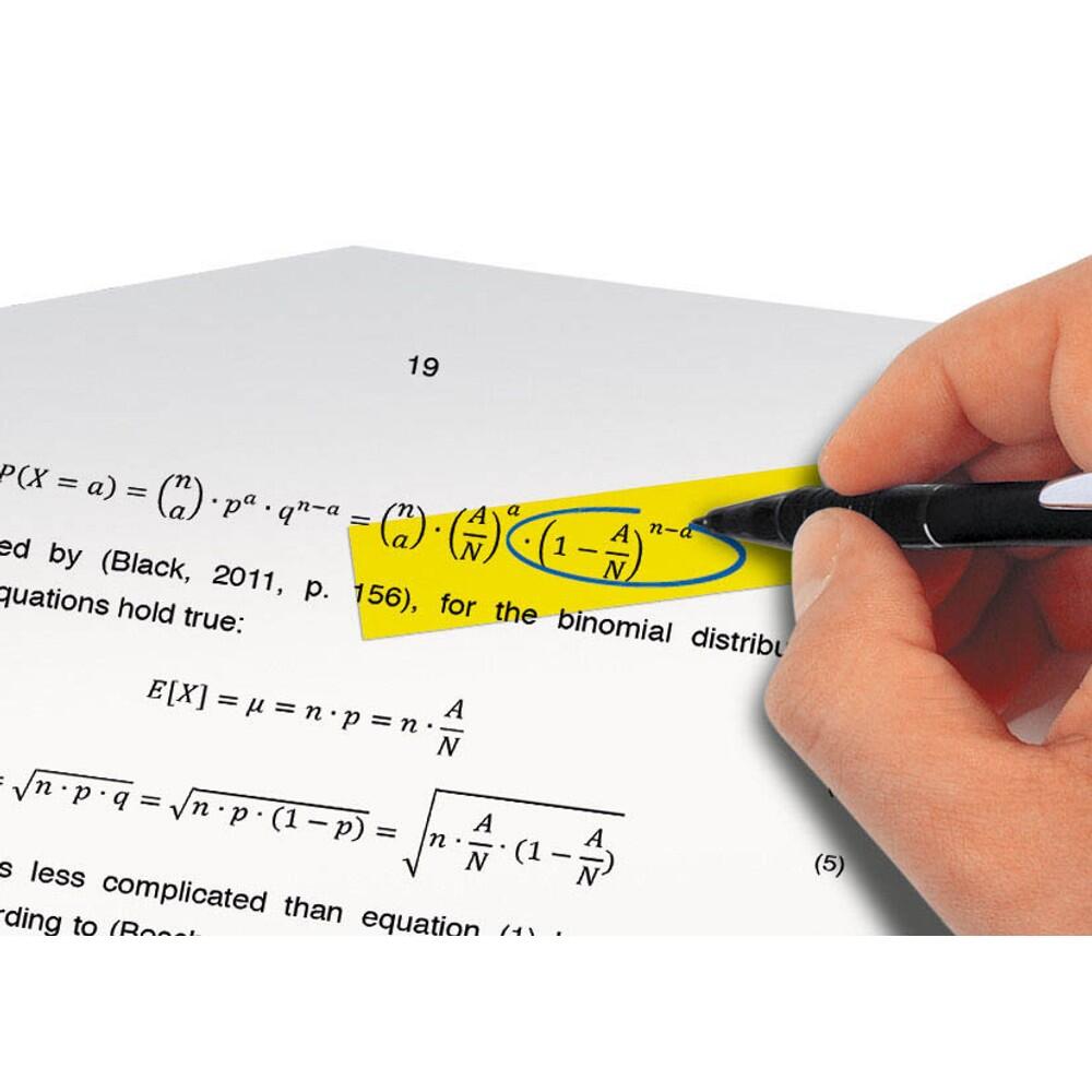sigel Haftmarker farbsortiert - 4 x 50 Streifen