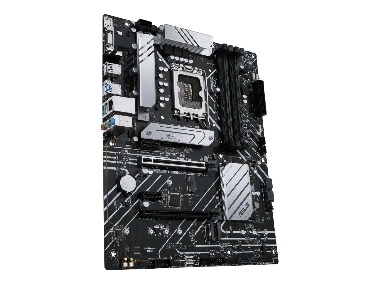 ASUS PRIME B660-PLUS D4 Mainboard - Intel B660 - Intel LGA1700 socket - DDR4 RAM - ATX