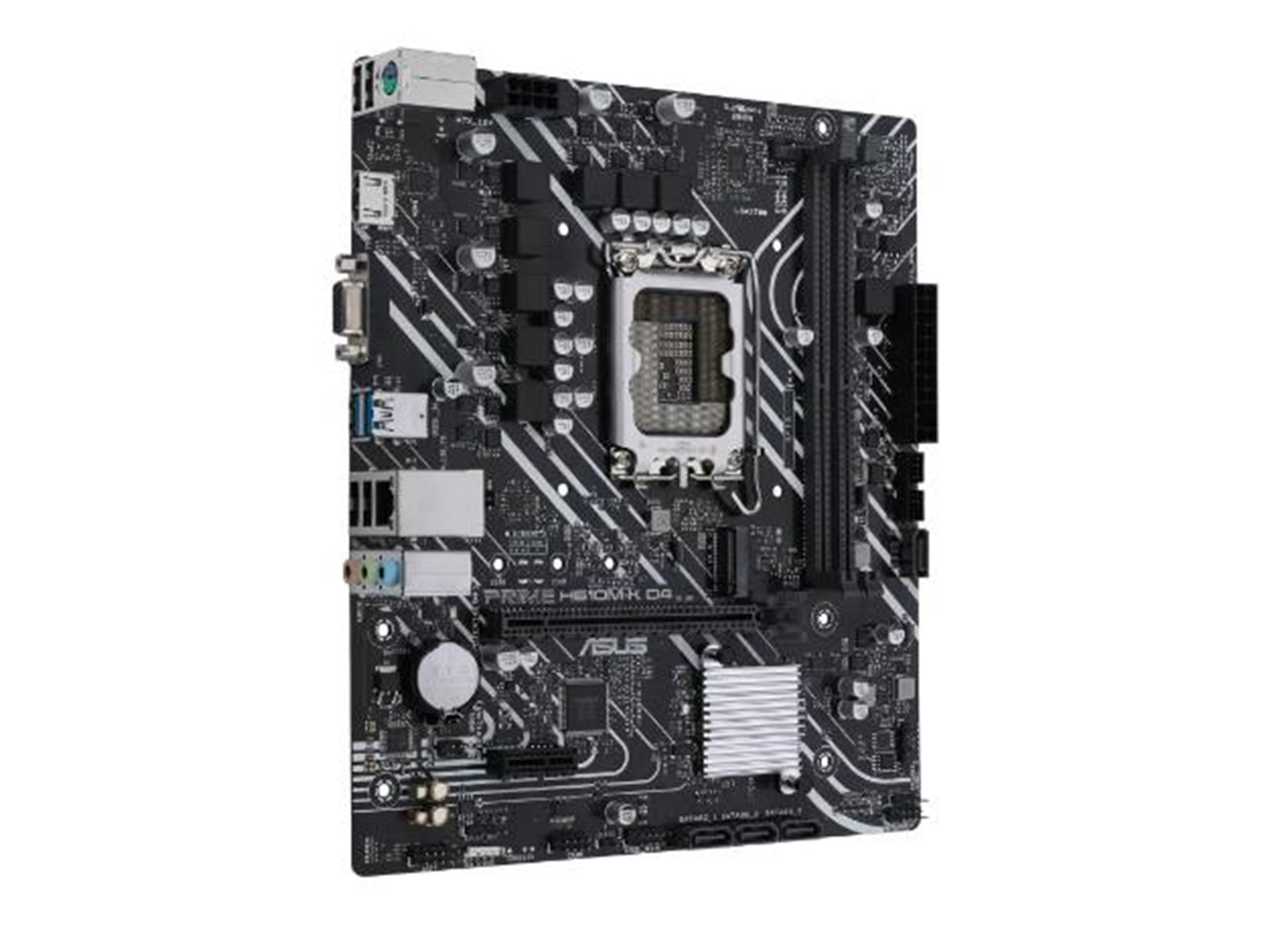 ASUS PRIME H610M-K D4 Mainboard - Intel H610 - Intel LGA1700 socket - DDR4 RAM - Micro-ATX