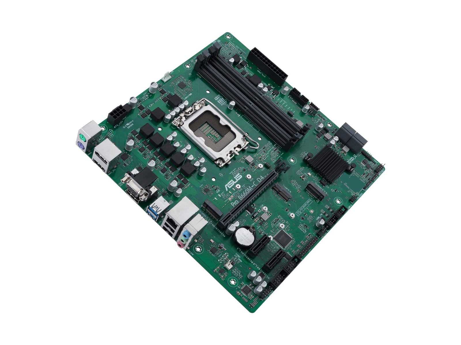 ASUS PRO B660M-C D4-CSM Mainboard - Intel B660 - Intel LGA1700 socket - DDR4 RAM - Micro-ATX