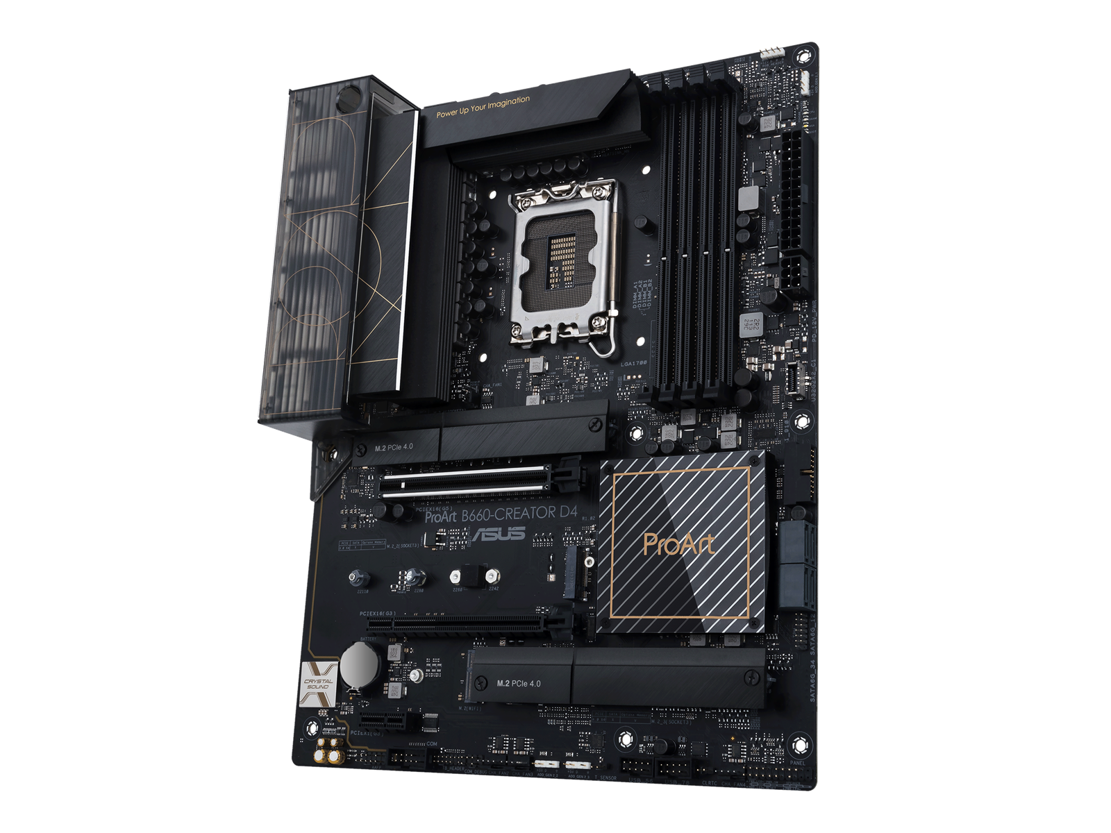 ASUS PROART B660-CREATOR D4 Mainboard - Intel B660 - Intel LGA1700 socket - DDR4 RAM - ATX
