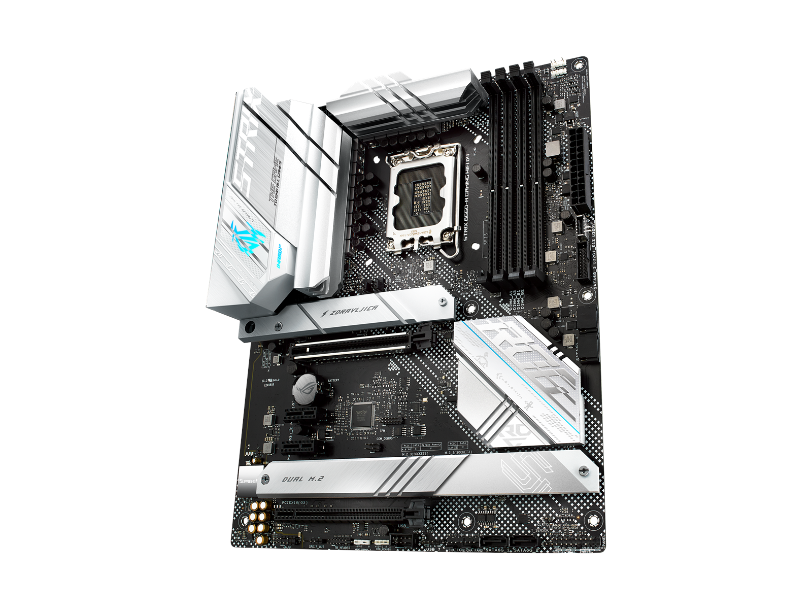 ASUS ROG STRIX B660-A GAMING WIFI D4 Mainboard - Intel B660 - Intel LGA1700 socket - DDR4 RAM - ATX