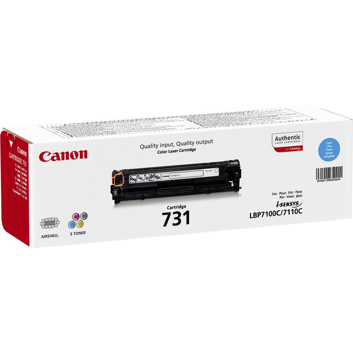 Canon Original Toner 731C cyan 1.500 Seiten (6271B002)