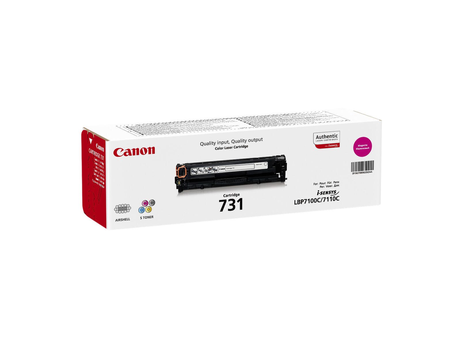 Canon Original Toner 731M magenta 1.500 Seiten (6270B002)