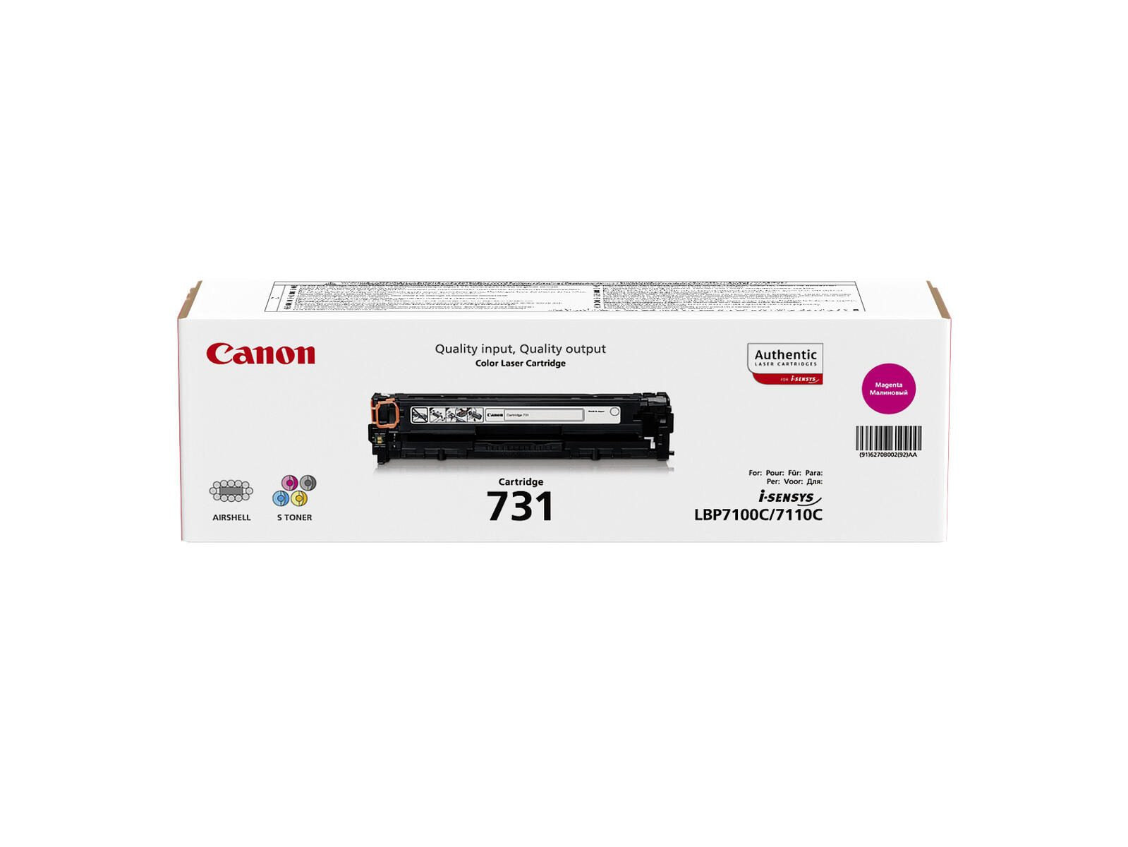 Canon Original Toner 731M magenta 1.500 Seiten (6270B002)