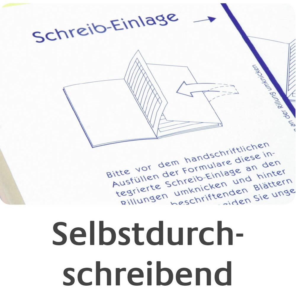 AVERY Zweckform Rechnung Formularbuch 1730 DINA5 - 2 x 40 Blatt