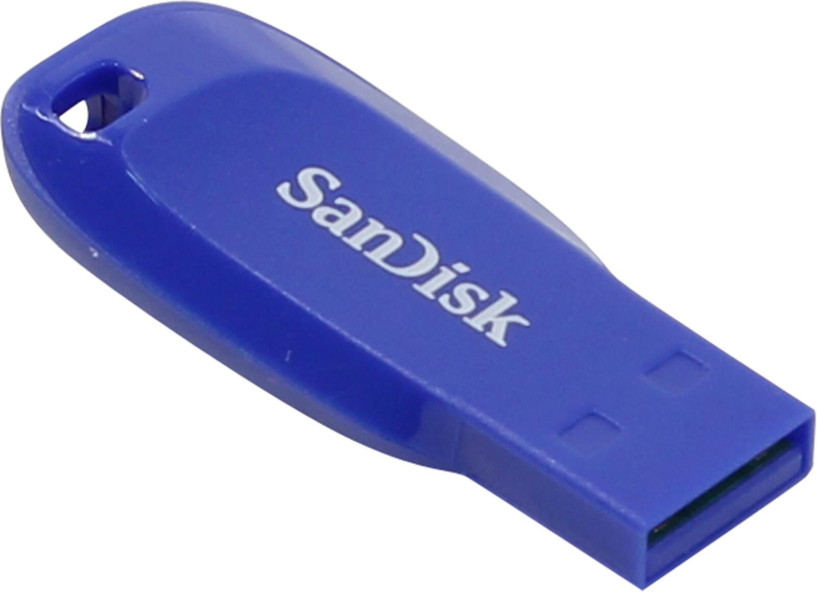 SanDisk Cruzer Blade USB-Stick 64 GB, blau