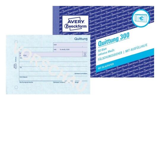 AVERY Zweckform Quittung 300