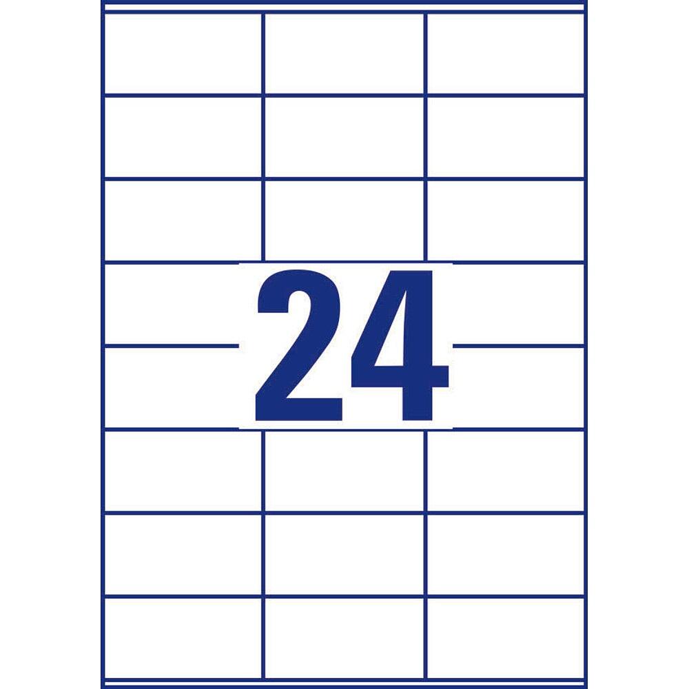 AVERY Zweckform Etiketten 70,0 x 36,0 mm - weiß 720 St.