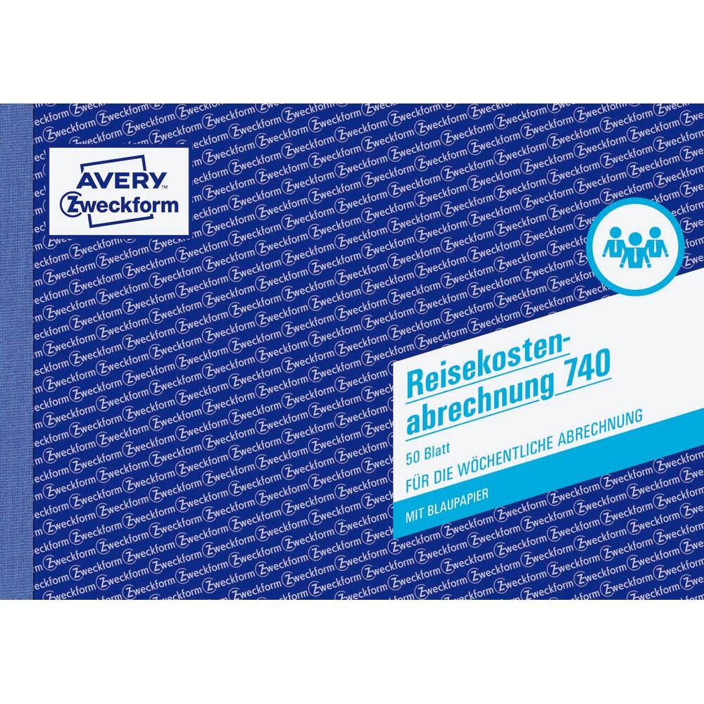 AVERY Zweckform Reisekostenabrechnung 740 DIN A5 - 50 Blatt