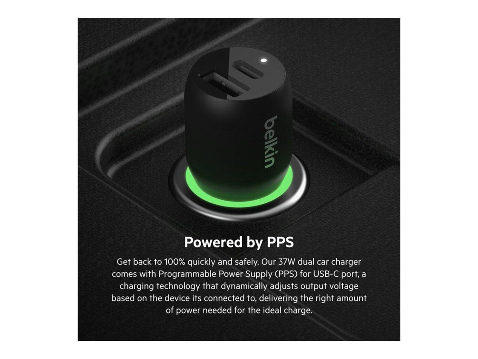 Belkin BOOST UP Dual Car Charger with PPS 37W