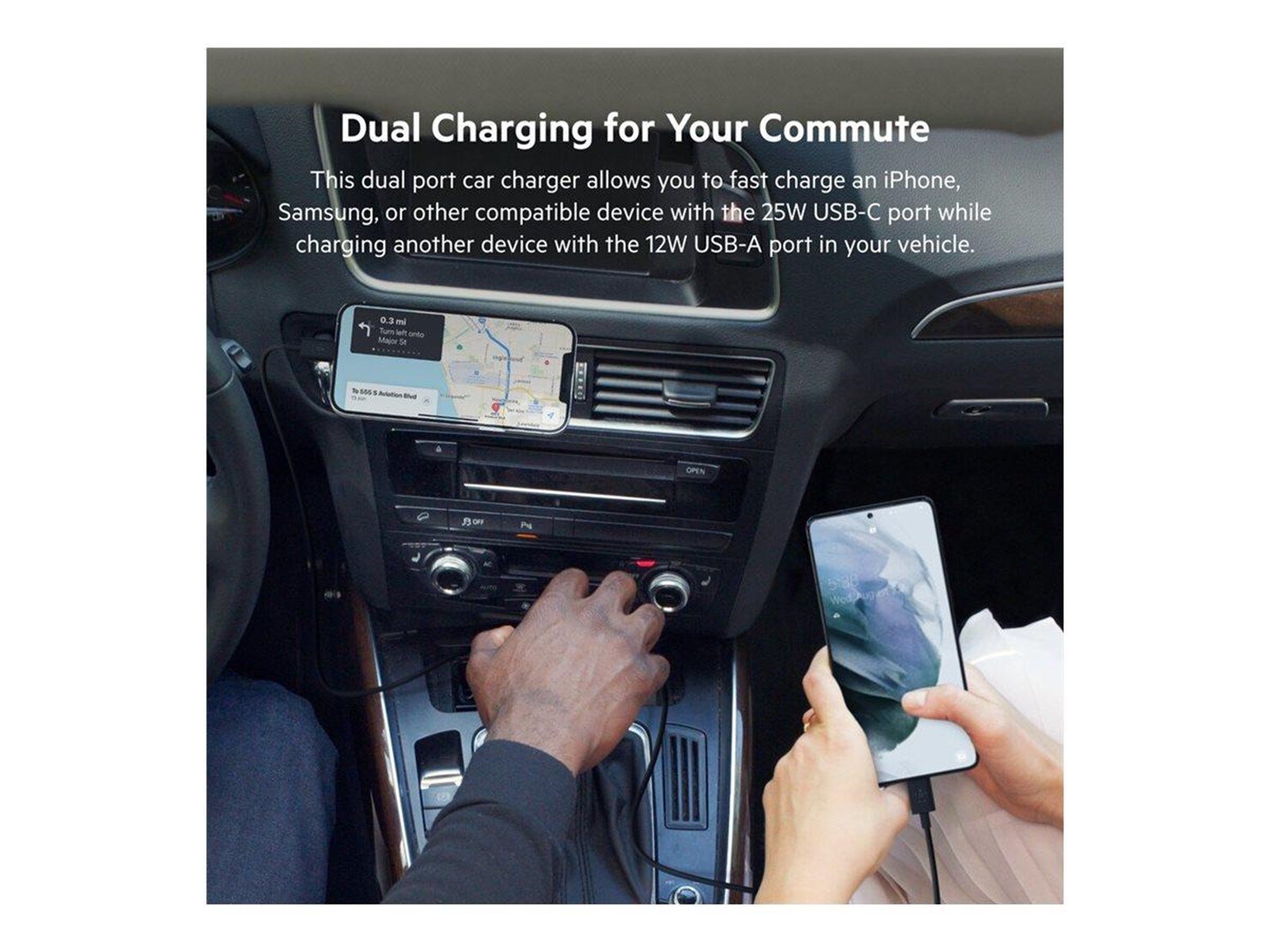 Belkin BOOST UP Dual Car Charger with PPS 37W