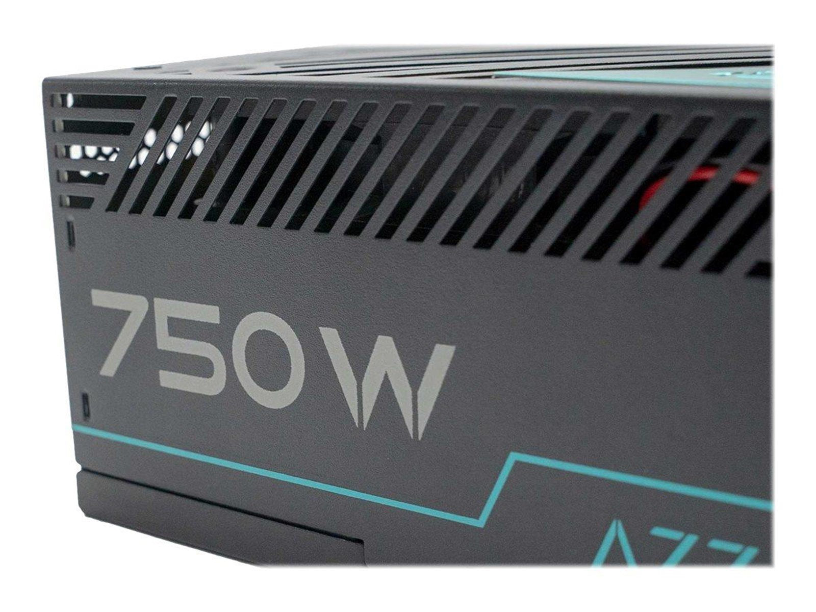 AZZA - power supply - 750 Watt Netzteile - 750 Watt - 120 mm - ATX - 80 Plus Gold zertifiziert