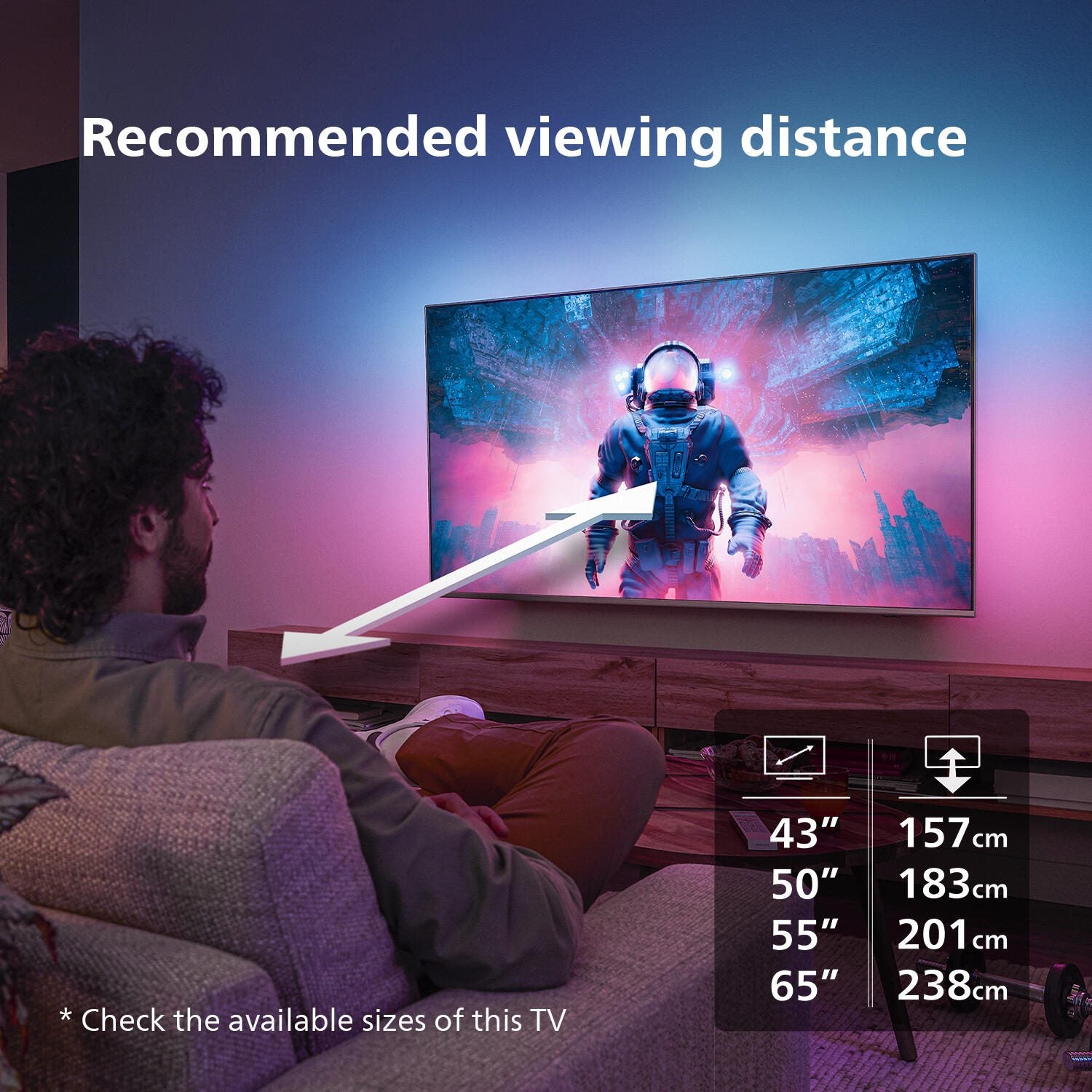 B-WARE Philips 65PUS8909 4K Ambilight Smart TV 164 cm 65 Zoll