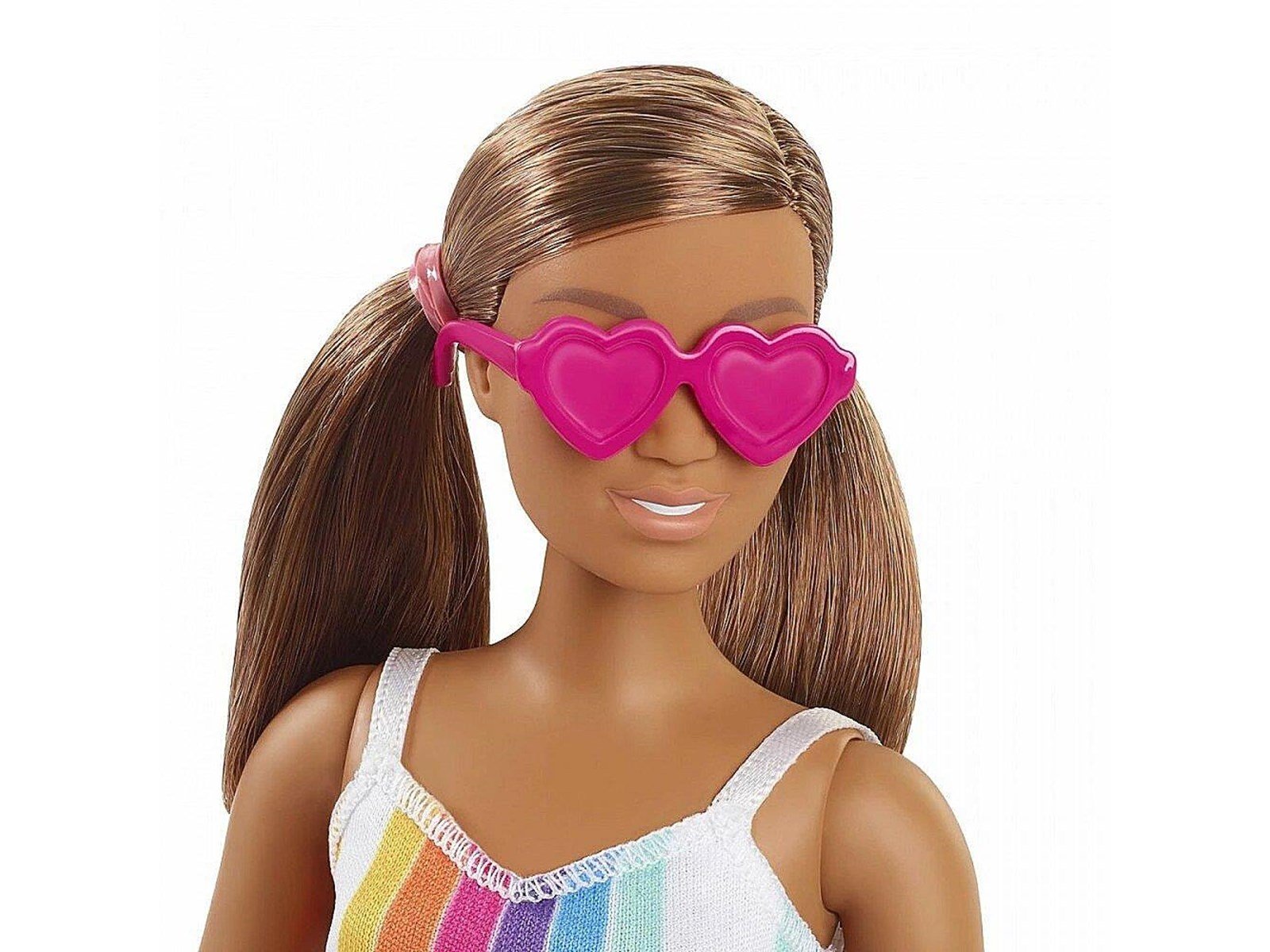 Barbie Loves the Ocean Doll - Rainbow Stripe Dress