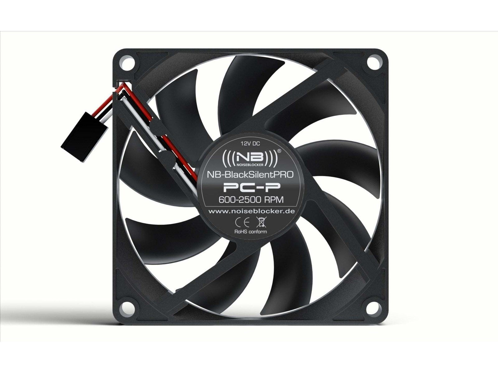 Blacknoise BlackSilent Pro PC-P - Gehäuselüfter - 80mm