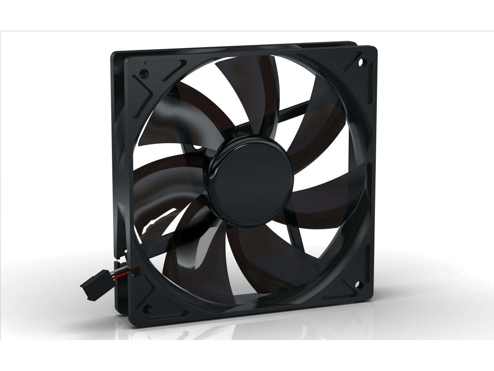 Blacknoise BlackSilent Pro PL-PS - Gehäuselüfter - 120mm - Schwarz - 24 dBA