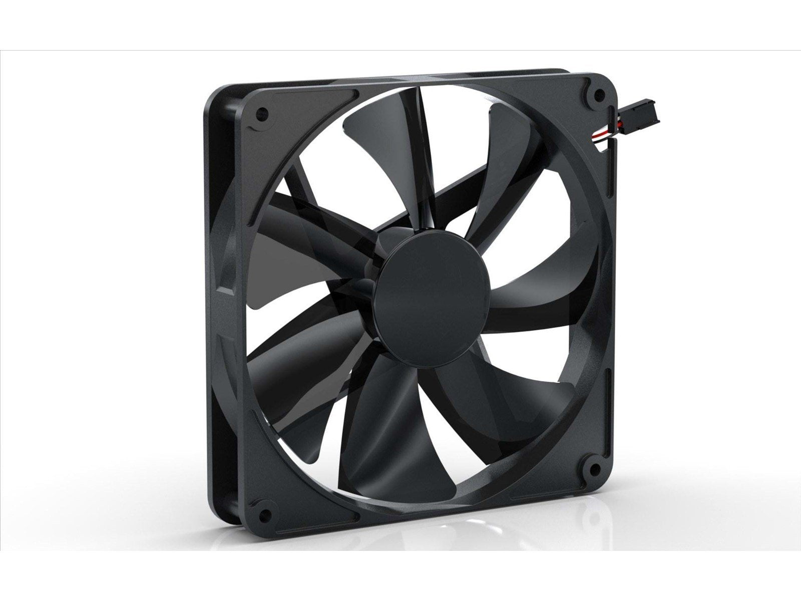 Blacknoise BlackSilent Pro PK-1 - Gehäuselüfter - 140mm - Schwarz - 9 dBA