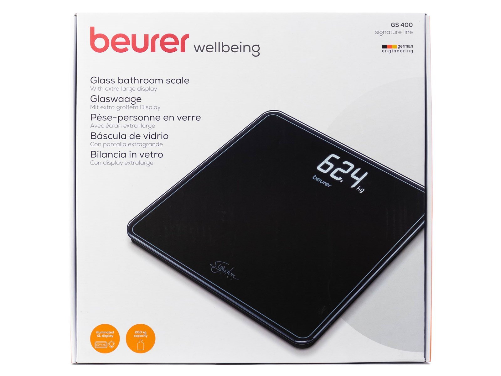 Beurer Badezimmerwaage GS 400