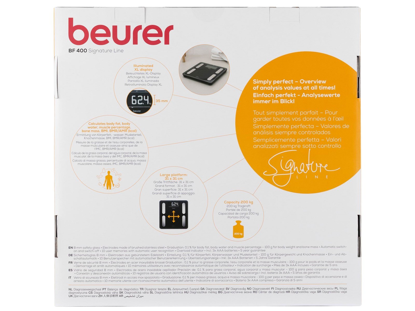 Beurer Badezimmerwaage BF 400