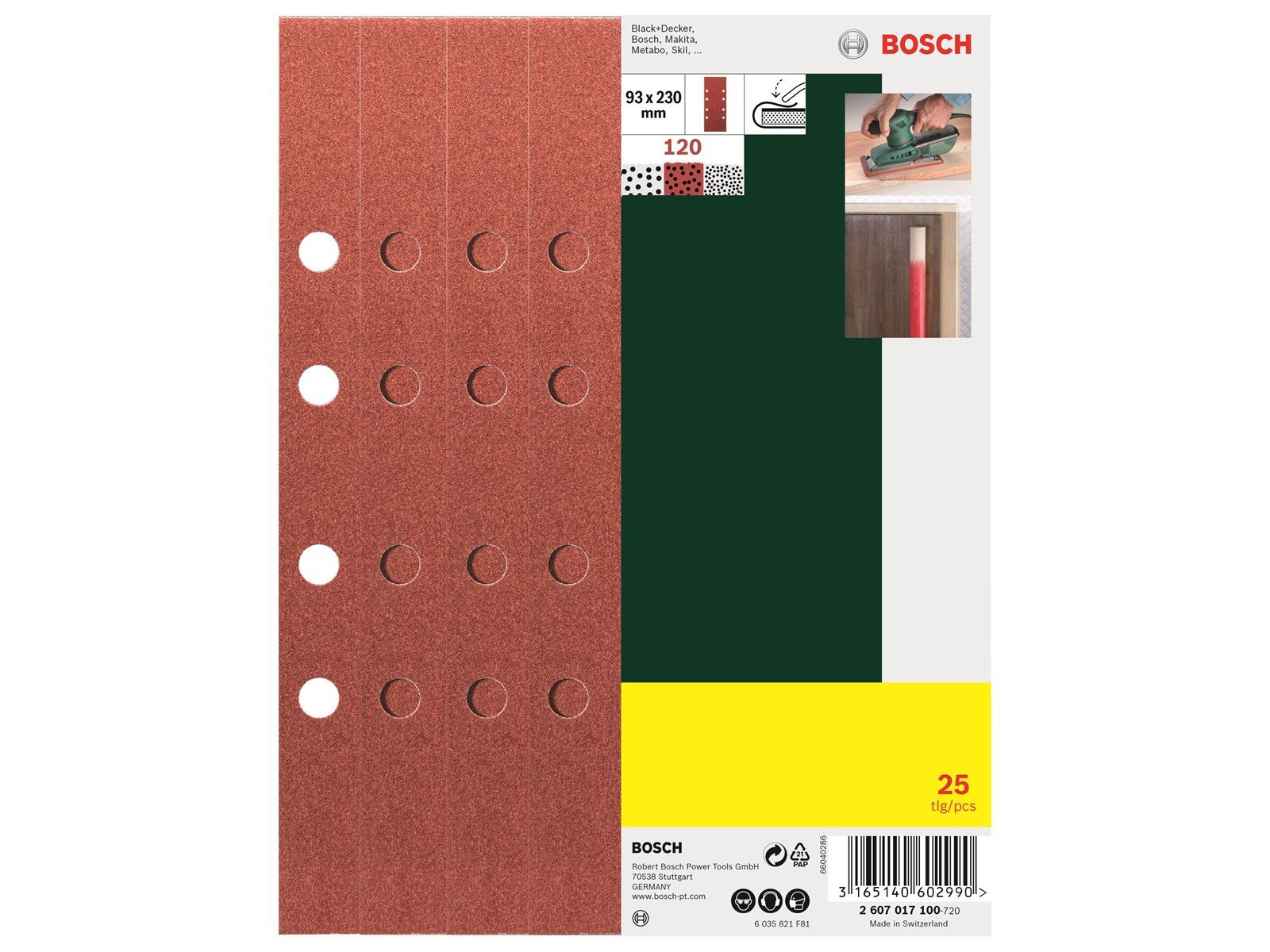 Bosch sanding sheet