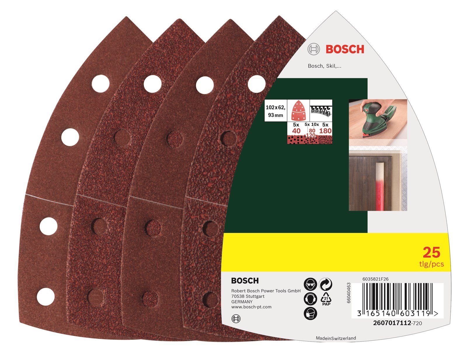 Bosch Sandpapirssæt