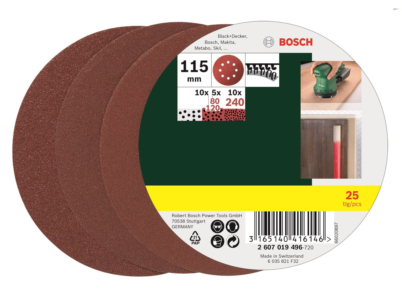 Bosch Sandpapirssæt