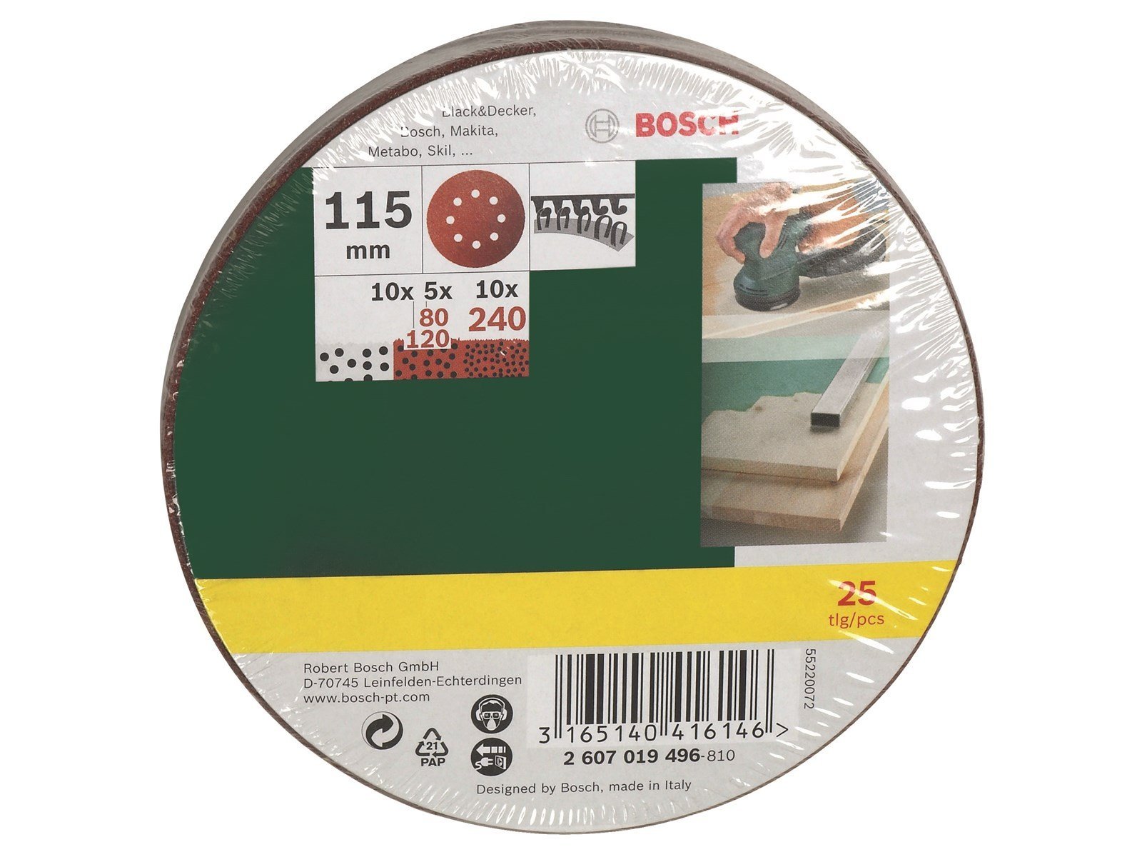 Bosch Sandpapirssæt