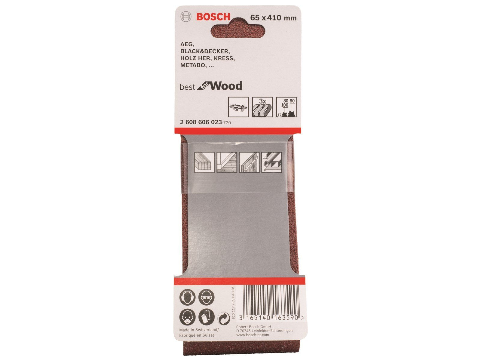 Bosch Best for Wood sanding belt set