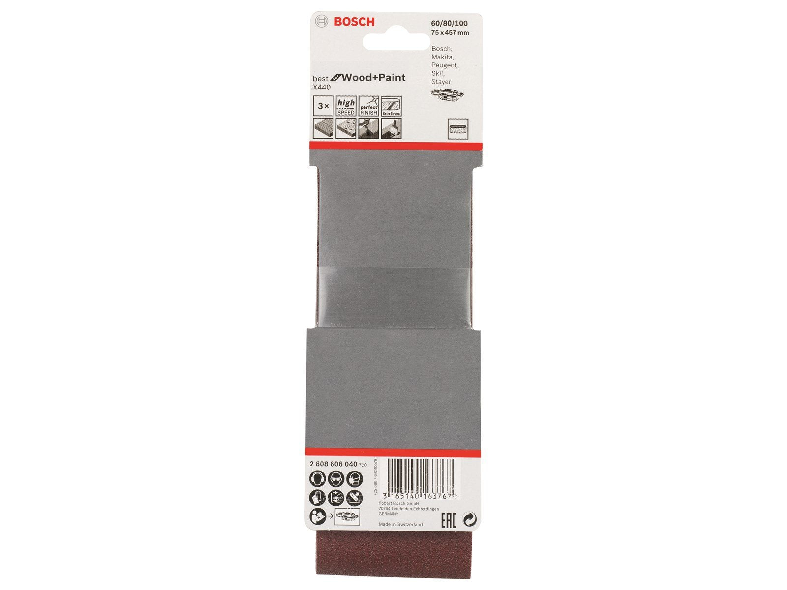 Bosch Best for Wood sanding belt set