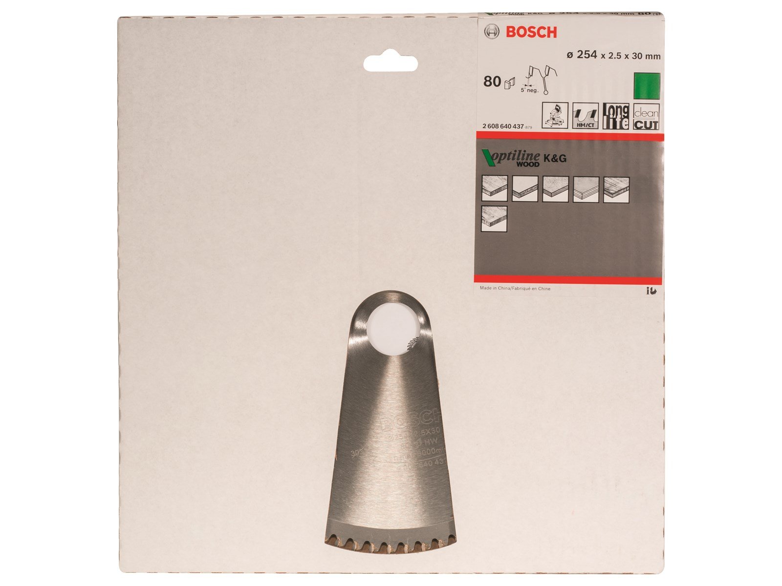 Bosch Optiline Wood rundsavsklinge