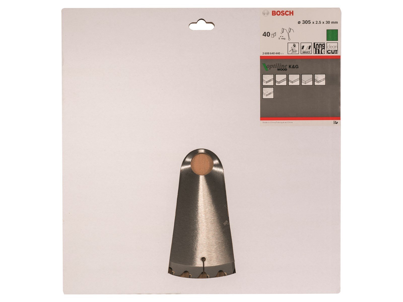 Bosch Optiline Wood rundsavsklinge