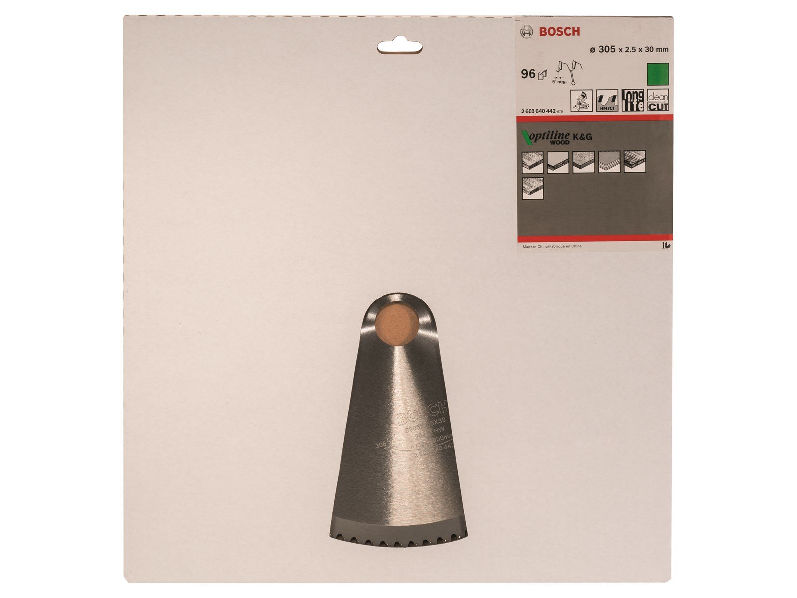 Bosch Optiline Wood rundsavsklinge