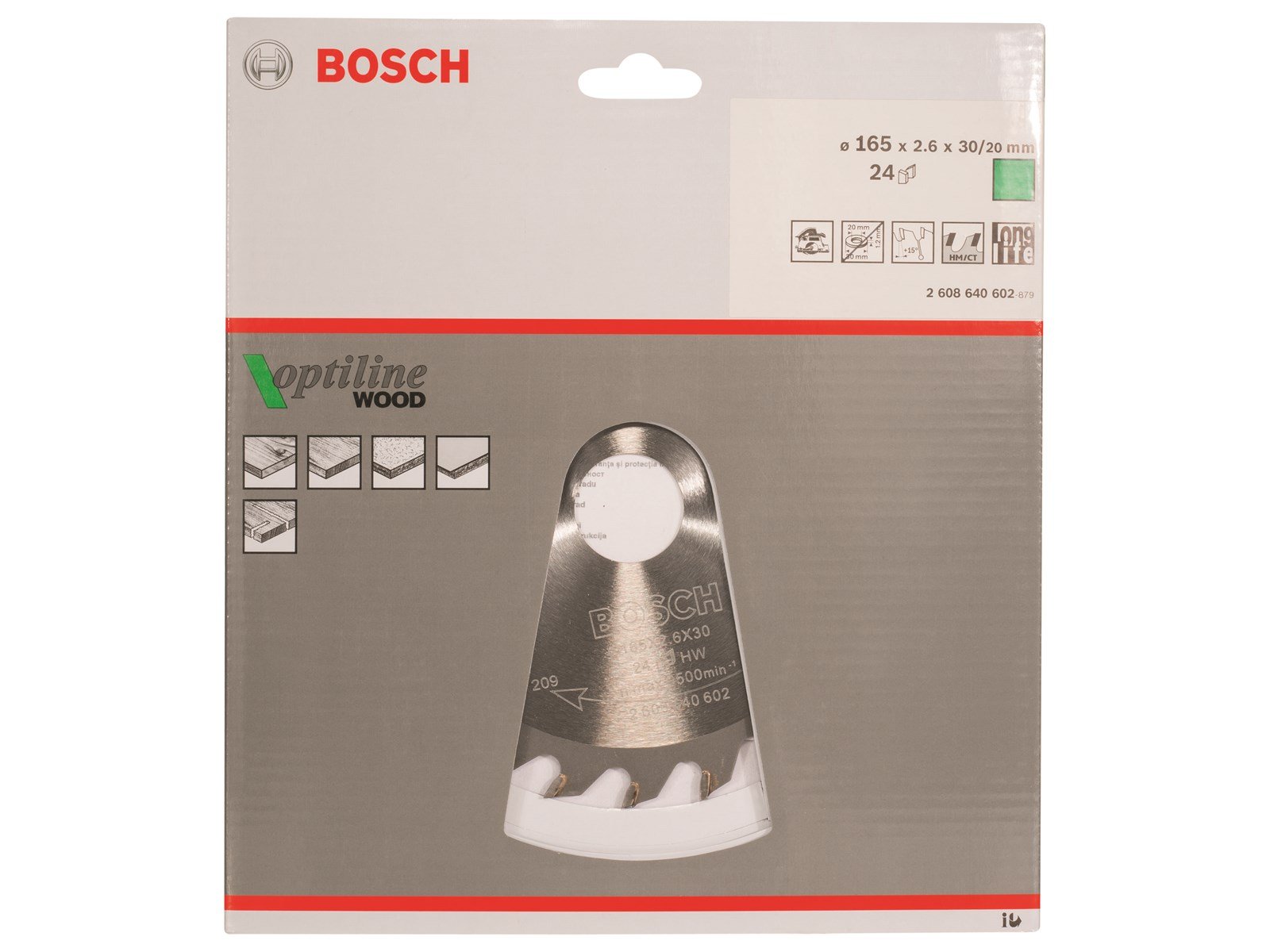 Bosch Optiline Wood rundsavsklinge
