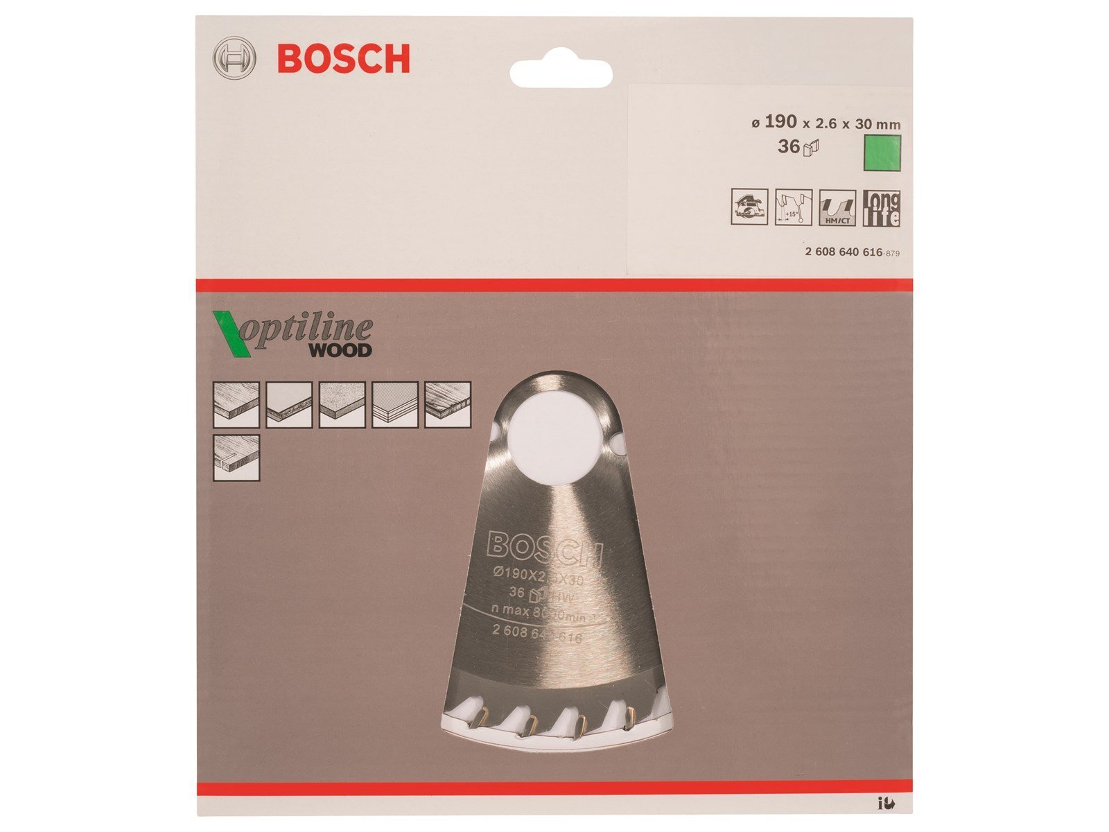 Bosch Optiline Wood rundsavsklinge