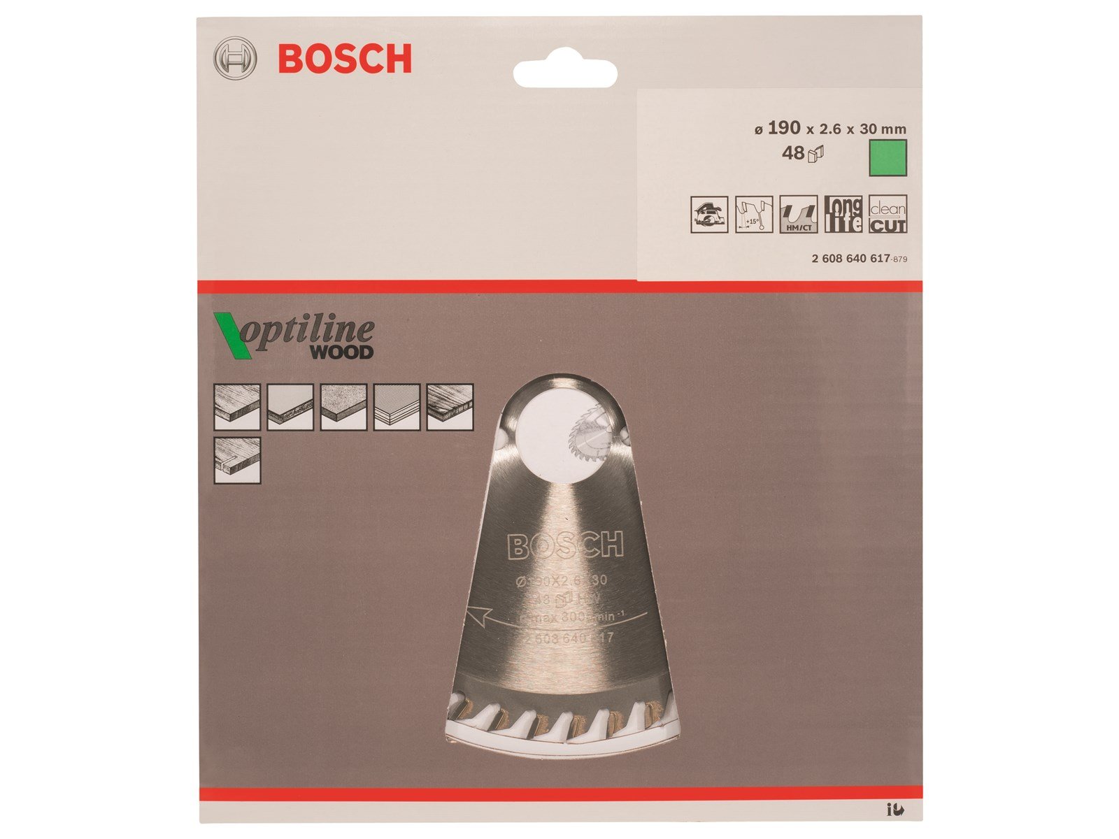 Bosch Optiline Wood rundsavsklinge