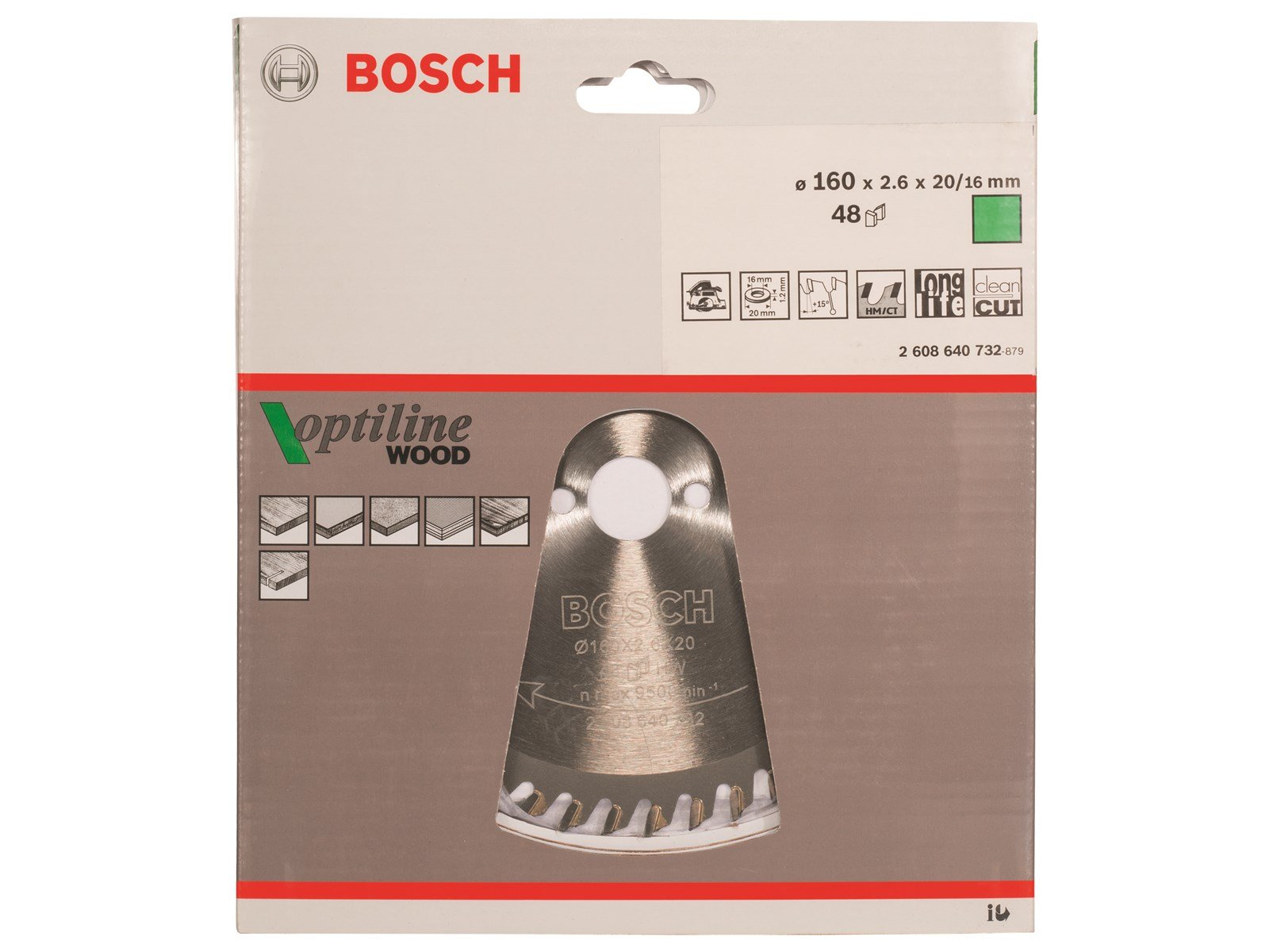 Bosch Optiline Wood rundsavsklinge