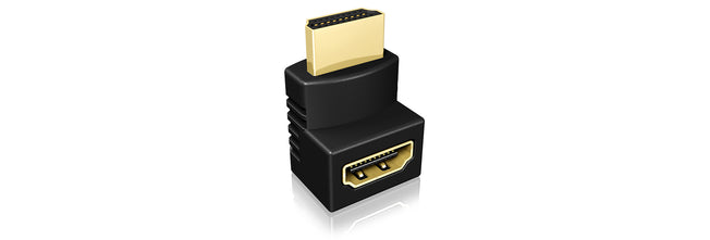 HDMI Adapter IcyBox HDMI Typ A -> HDMI Typ A St/Bu 90° (b)